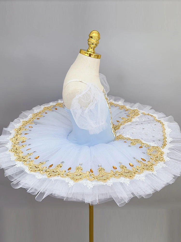 Pink European Court Style Professional Ballet Tutu Dress Female Dance Suit Performance Dance Costumes Ballet Clothes For Girls