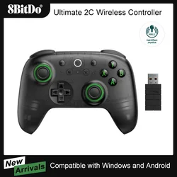 8BitDo Ultimate 2C Wireless Gaming Controller New Color Gamepad Joystick for PC Windows 10/11 Steam Deck Raspberry Pi Android