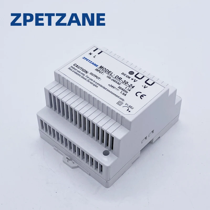 DR-30W 45W 50W 60W Rail Type 12/24V Buckle Installation Power Supply Industrial Control Mechanical Equipment DC Regulator Switch