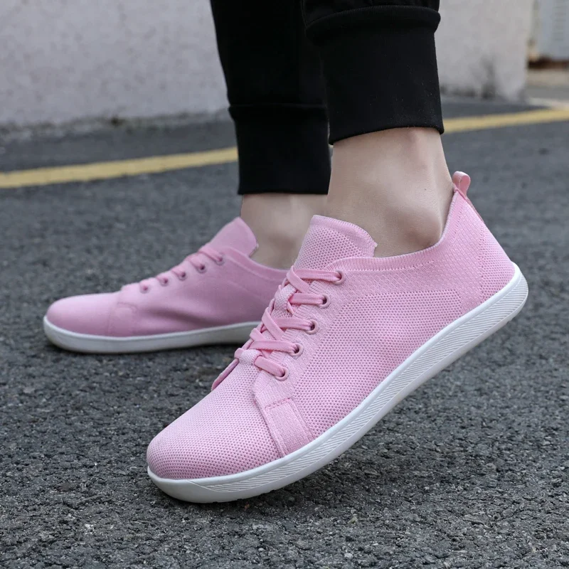 Chaussures minimalistes unisexes larges pour hommes et femmes, idéales pour la course en sentier et la marche en extérieur. Légères et respirantes._voghion.com