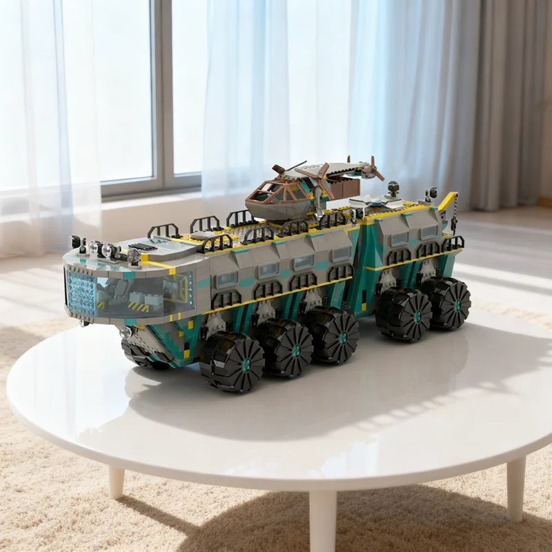

2253 детали MOC Rock Raider Transport Raiders: Конструктор, Идея для сборки, Подарки на Рождество, Развивающая игрушка-конструктор