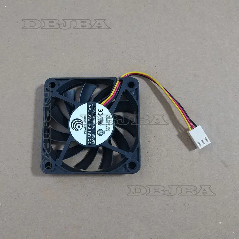 1 pcs For POWER LOGIC PLA06010S12L DC12V 6010 6CM 3 pin cooling fan