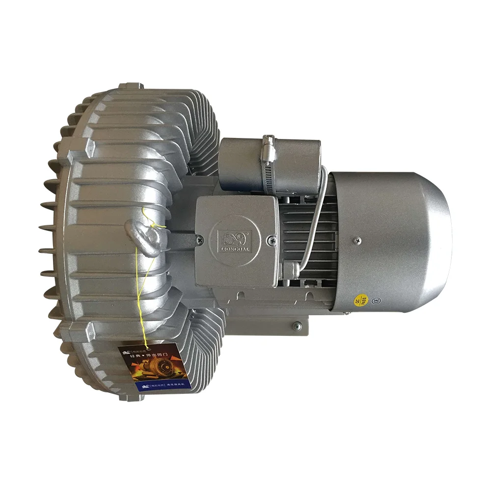 

2.2kw High Volume Suction Single Phase Ring Blower For Fish Farming