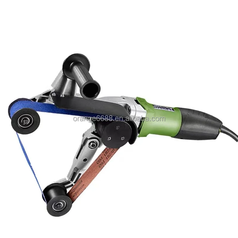 

Quick Shipment 800W Tube Belt Polisher Handheld Electrical Stainless Steel Round Pipe Sander Polisher Machine