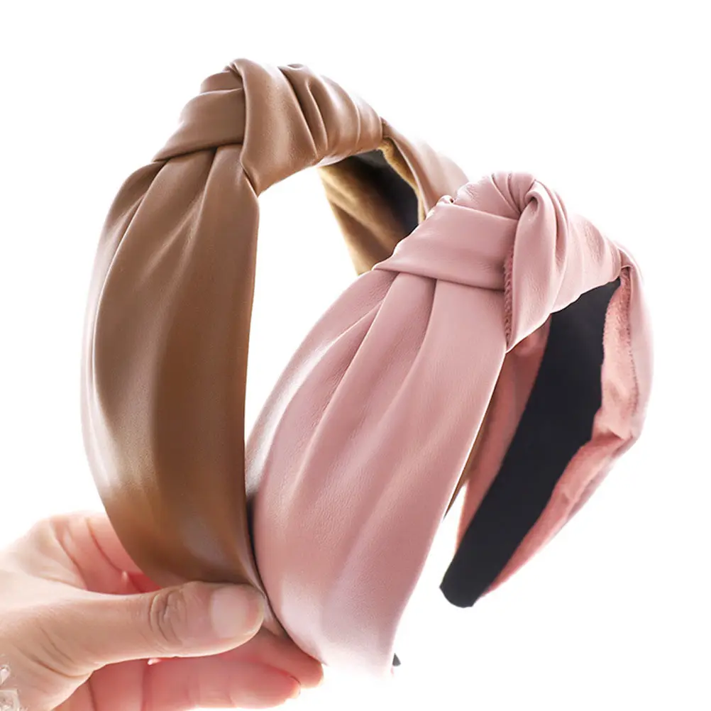 

2 Pcs Premium Materials Girl Headband Knot Female Spa Female Spa Hairband Hoops Yoga Knot Hairband Hair Accessories