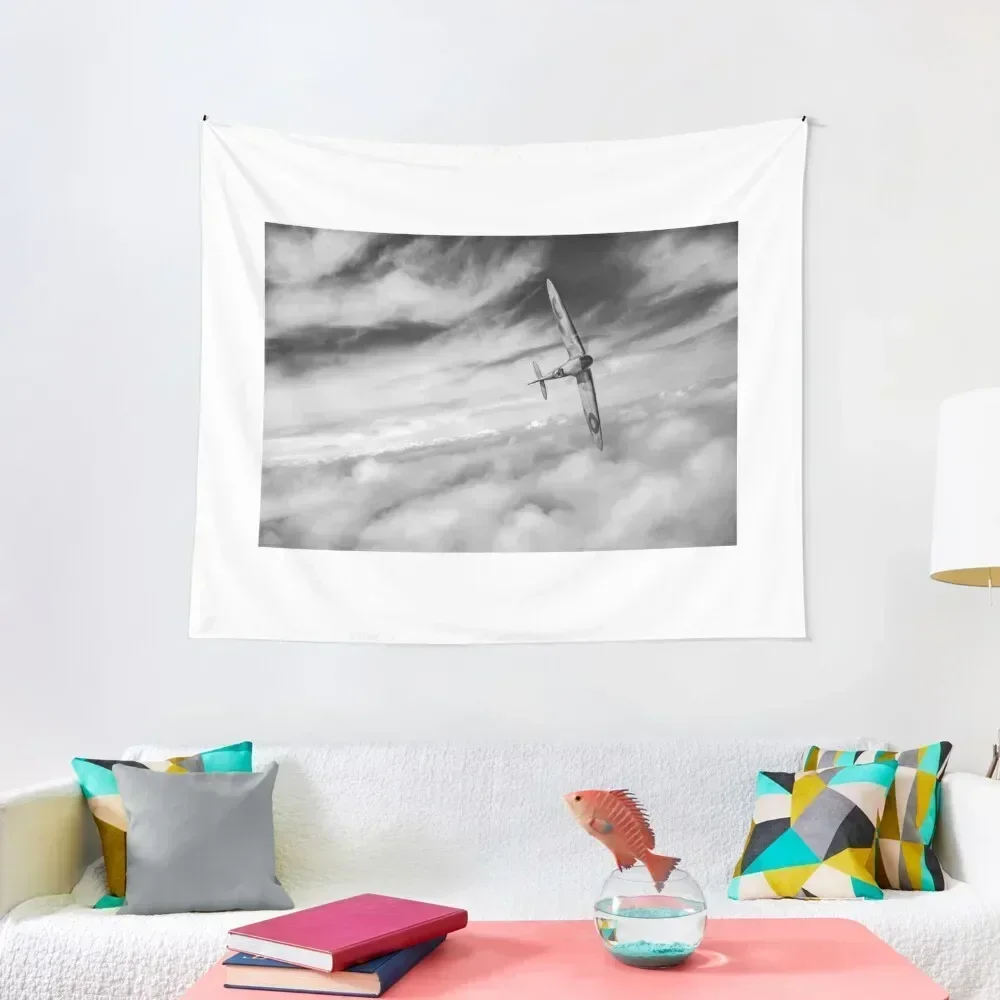 

Spitfire solo black and white version Tapestry Things To The Room Aesthetic Decoration Bedroom Decoration Wall Deco Tapestry