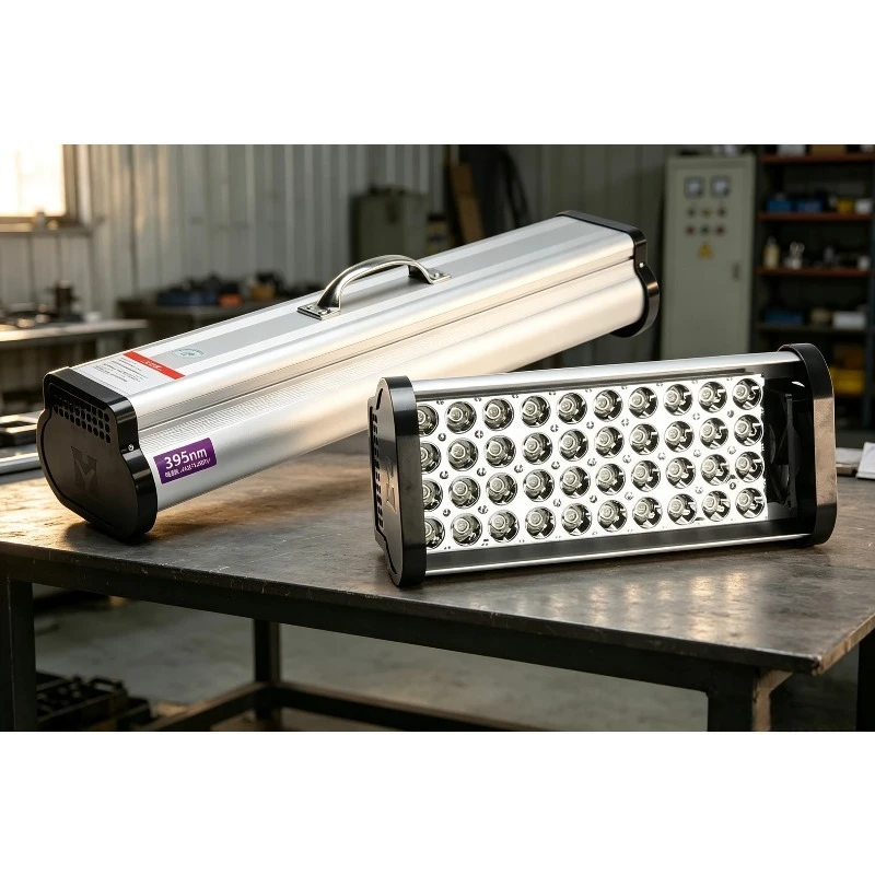 High Power Handheld Wind Cooling LED UV Curing Lamp for PCB Solder Mask Glue Phone Screen PET Stone Repair