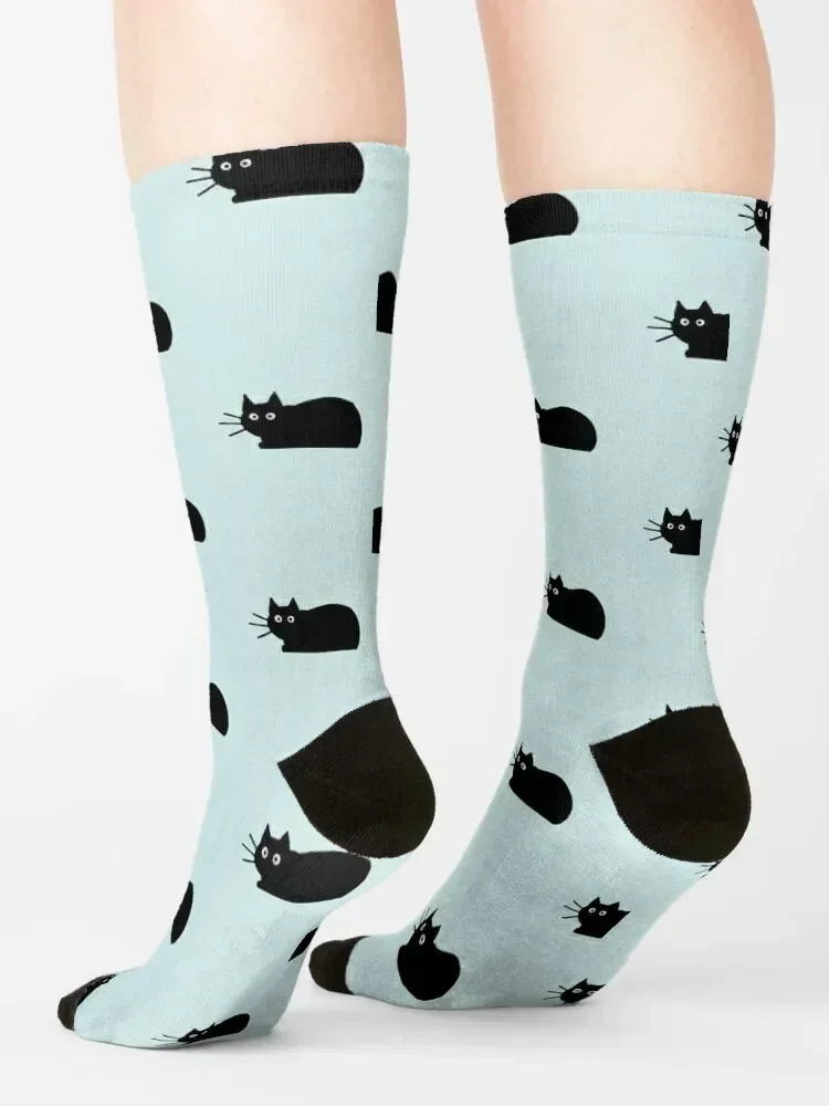Black Cat(s) Socks gym gift soccer anti-slip Christmas Girl'S Socks Men's