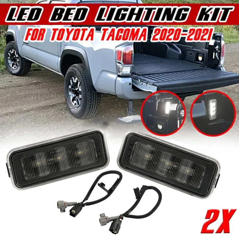 Kit luci portellone bagagliaio auto LED camion letto luce sostituisce per Toyota Tacoma 2020-2021 LED luce letto bagagliaio PT857-35200