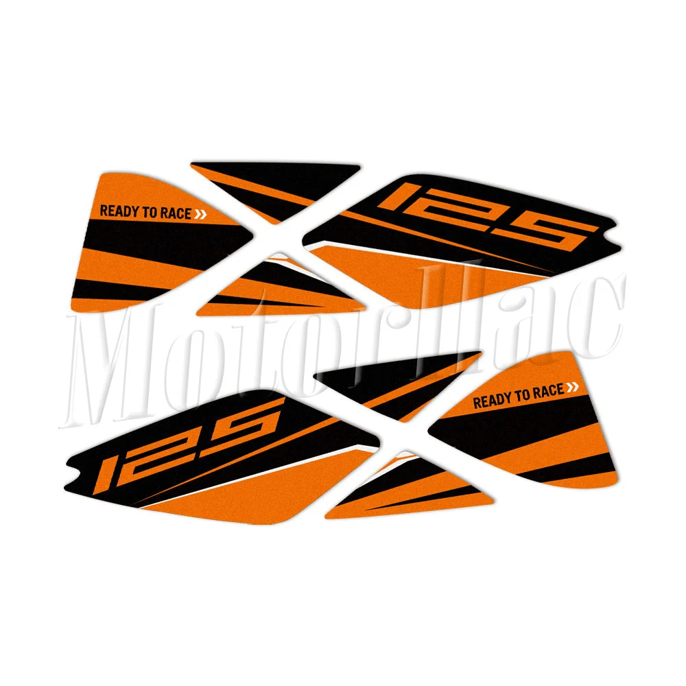 Für Duke 390 250 125 2017-2023 2022 Motorrad-Schwingen-Aufkleber-Set Drehwellen-Schutz-Aufkleber Zubehör Wasserdicht – Detail 3