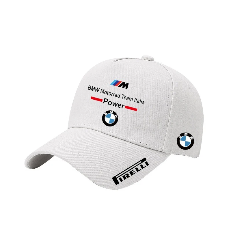 New For BMW Logo Motorsport Emblem Outdoor Summer Sport Baseball Cap Spring Autumn Adjustable Casual Sunscreen Hat Car Stickers - view 4