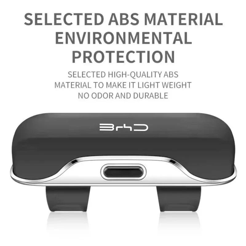 ABS Car Interior Sunglasses Storage Case For BYD Dolphin Seal Atto3 Han Tang Song Yuan BYD Logo Sun‑Visor Mount Glasses Holder B