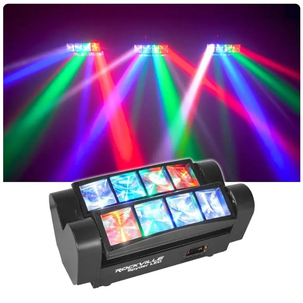 LED professional stage lights DMX512 self-walking and sound control family party birthday party lights DJ nightclub RGBW light