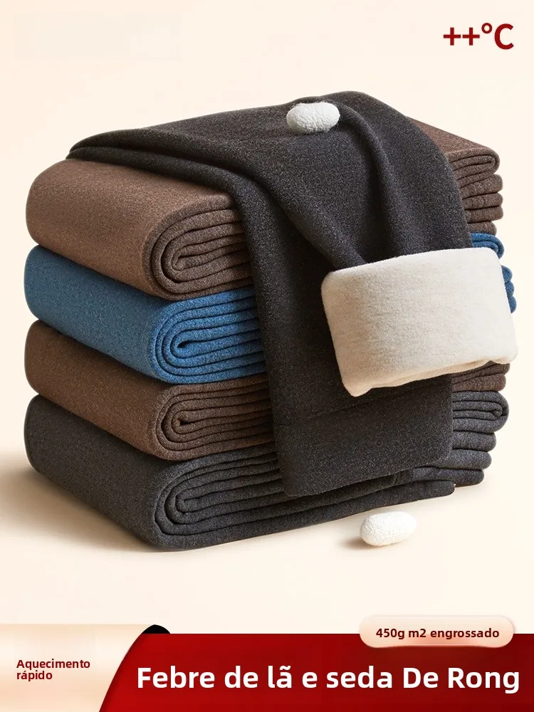 men's-wool-silk-thiened-warm-pants-bamboo-fiber-inner-wear-high-waist-winter-trousers-youth-middle-age-ly-couples