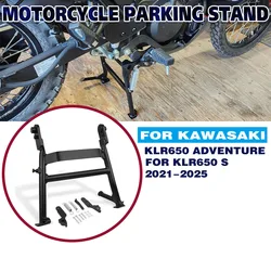 For Kawasaki KLR650 KLR 650S ADV 2021-2025 Motorcycle Kickstand Center Central Parking Stand Bracket Firm Holder Support Plate