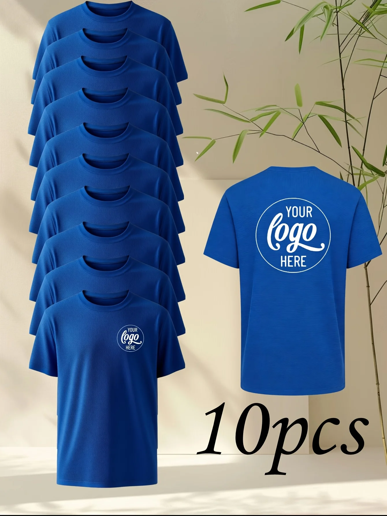 (Custom Gift) 10 Custom T-Shirts for Men and Women, with Personalized Text, Photos, or Logos Printed on Chest and Back, DIY - view 4