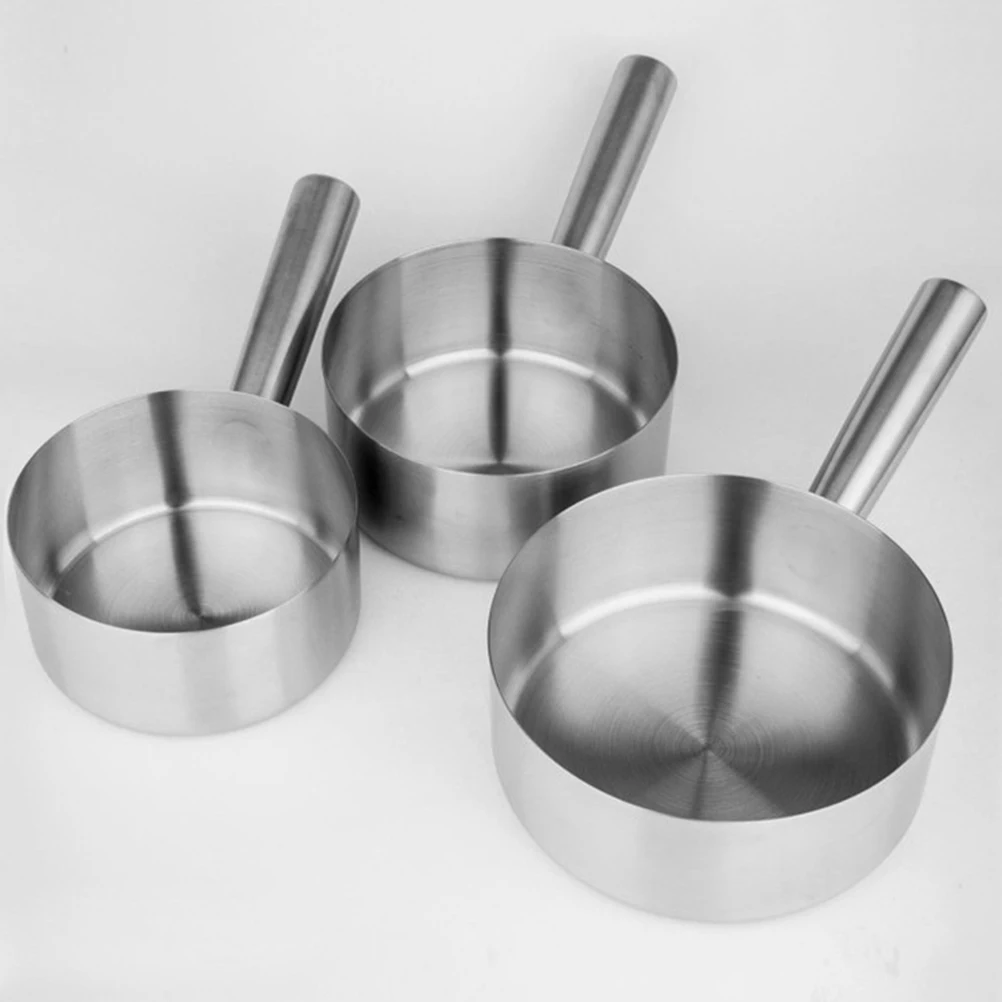 

Stainless Steel Scoop Large Capacity Kitchen Bathroom Spoon Accessories Reusable Stainless Steel Water Scoop