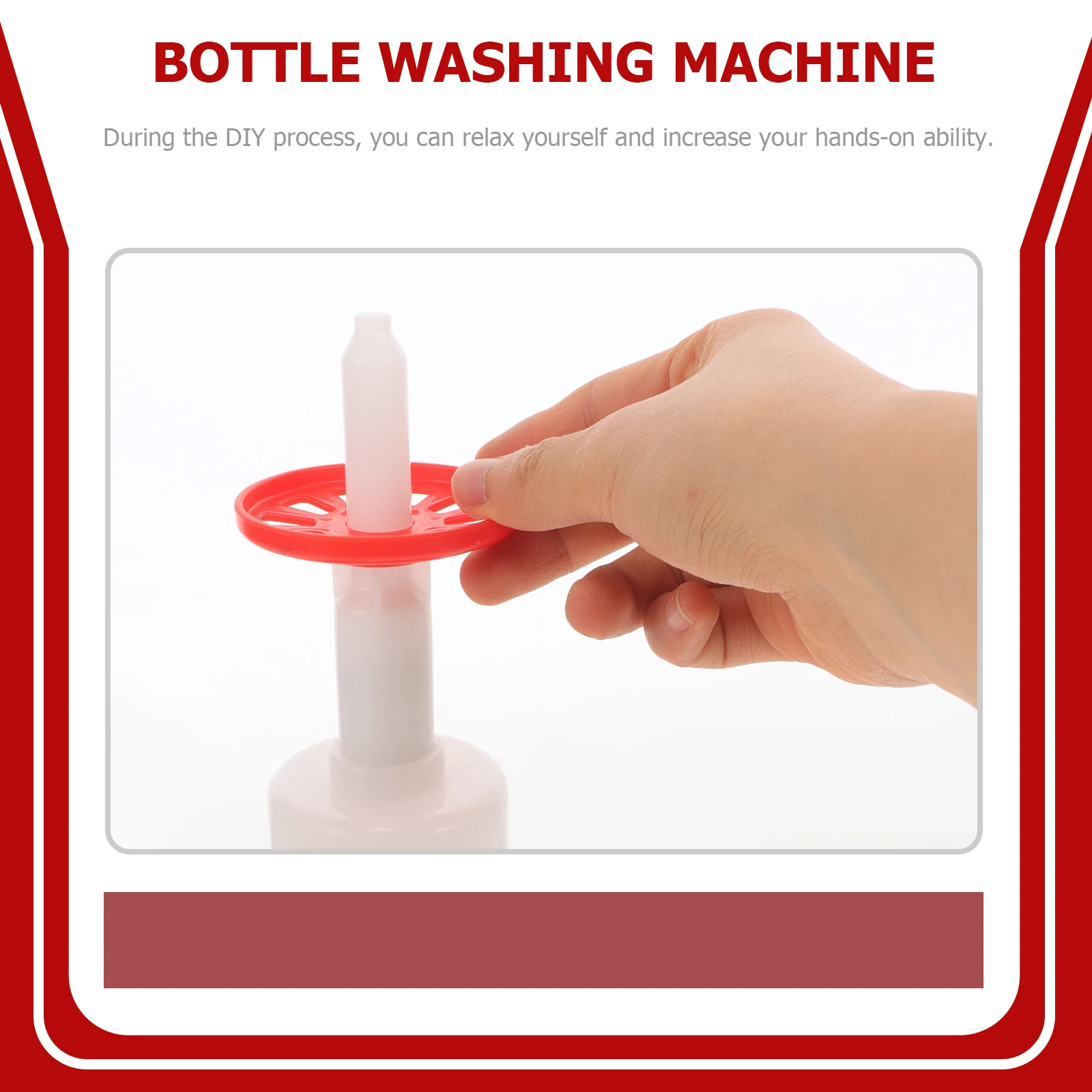 

DIY Bottle Washer Crafts Cup Rinser Plastic Wine Cleaner Glass Bar Washing Machine Efficient Beer Bottle Cleaner
