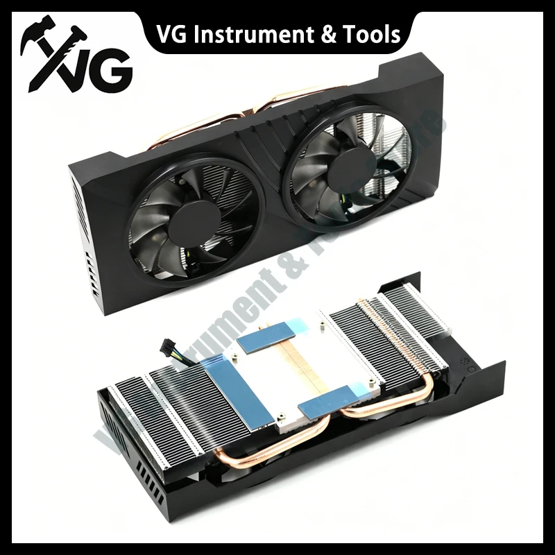 graphics card heat sink suitable for the public version GTX1060 with two heat pipes and dual