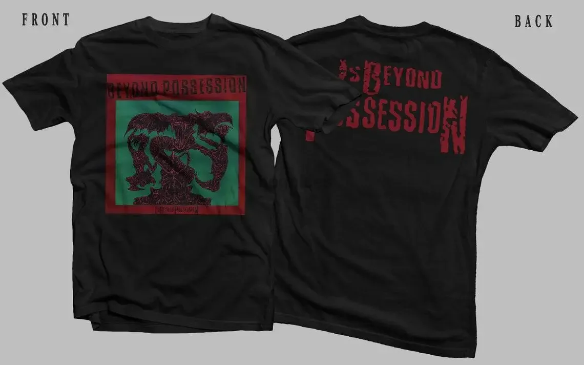 تي شيرت مطبوع خارج الموضع والحجم ، جديد