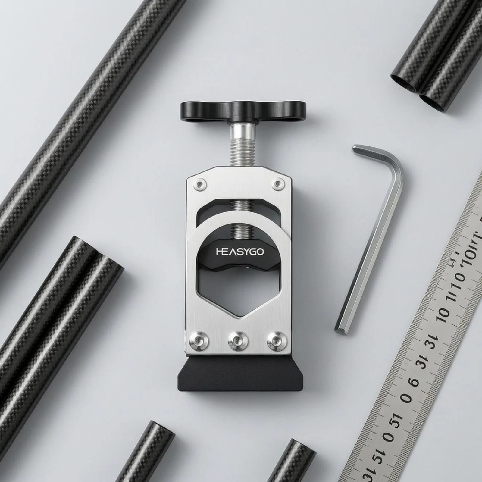 Handlebar Cutting Jig CNC Machined Bike Cycle Steering Column Steerer Cutting Guide Aluminum Alloy Frame Anodized Finish