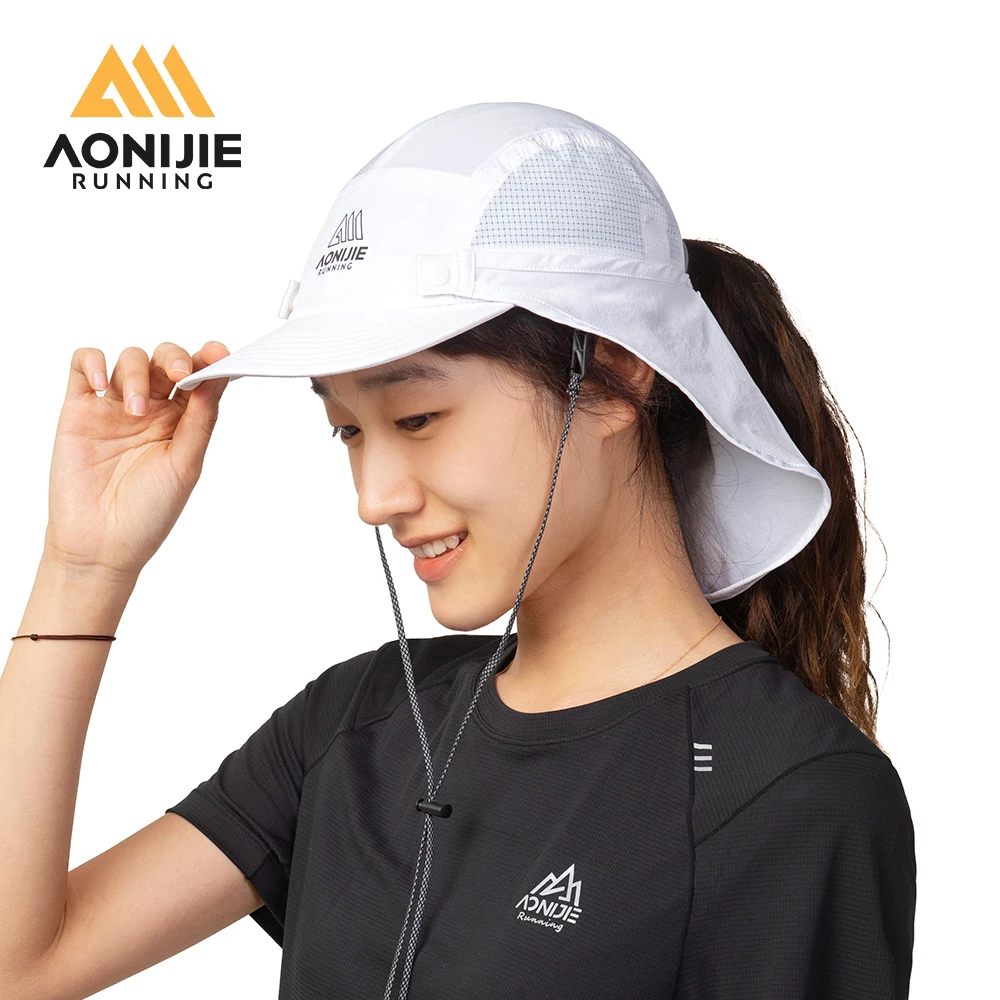 AONIJIE Unisex Sun Protection Cap Short Shawl Hat Hiking Outdoor Sun Hats Removable Shawl Camping Hiking E4625