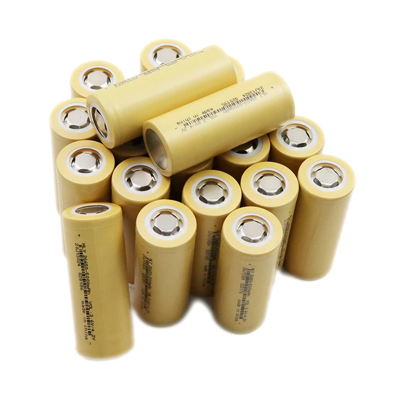 100% nuevo, original, de alta calidad, verdad capacidad 26650 5000mAh 3,7 V batería recargable de iones de litio 26650 linterna