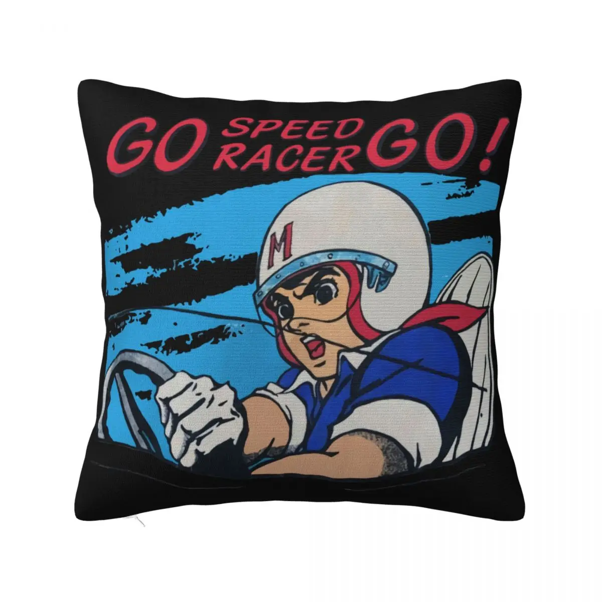 Super Rare 0608 Speed Racer Go Speed Racer Go Farmhouse Hip Hop Surprise Swag Dj Sale Youth Street Style Pillow Case