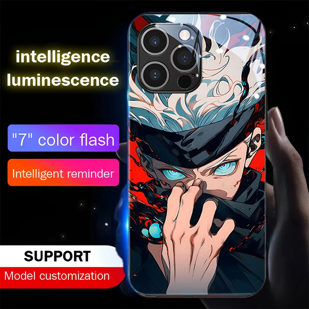 Cool Jujutsu Anime Pattern Sou - Led Flash Case review and price