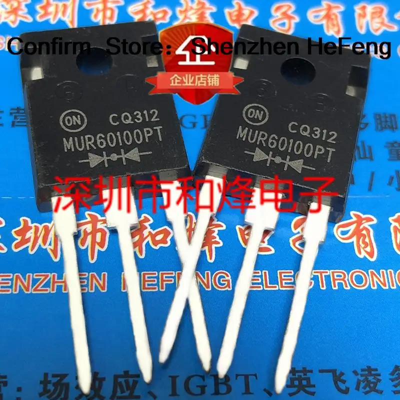 5PCS-10PCS MUR60100PT  TO-247-3 1000V 60A  NEW AND ORIGINAL Fast Shipping Quality