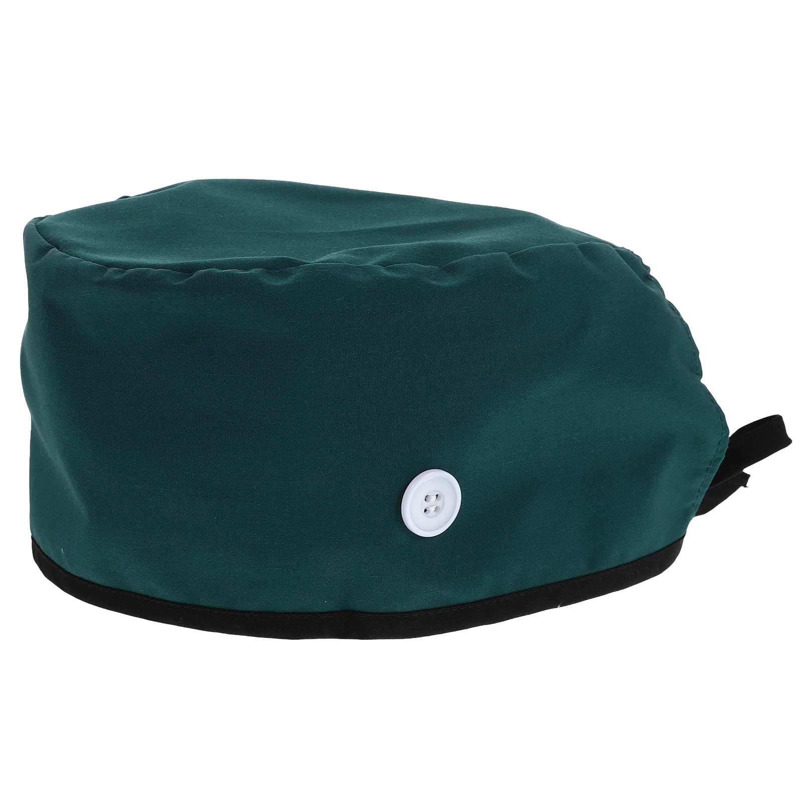 

Adjustable Cotton Medical Scrub Nurse Hat Surgical For Women Men Dark Green Comfortable Breathable Long Wear Green Scrub Cap