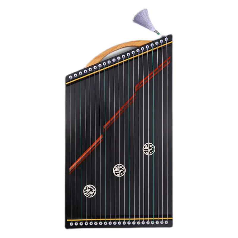 21 Strings Portable Guzheng Finger Trainer Traditional Mini Guzheng Guqin Chinese Zither Professional Musical Instruments Gifts