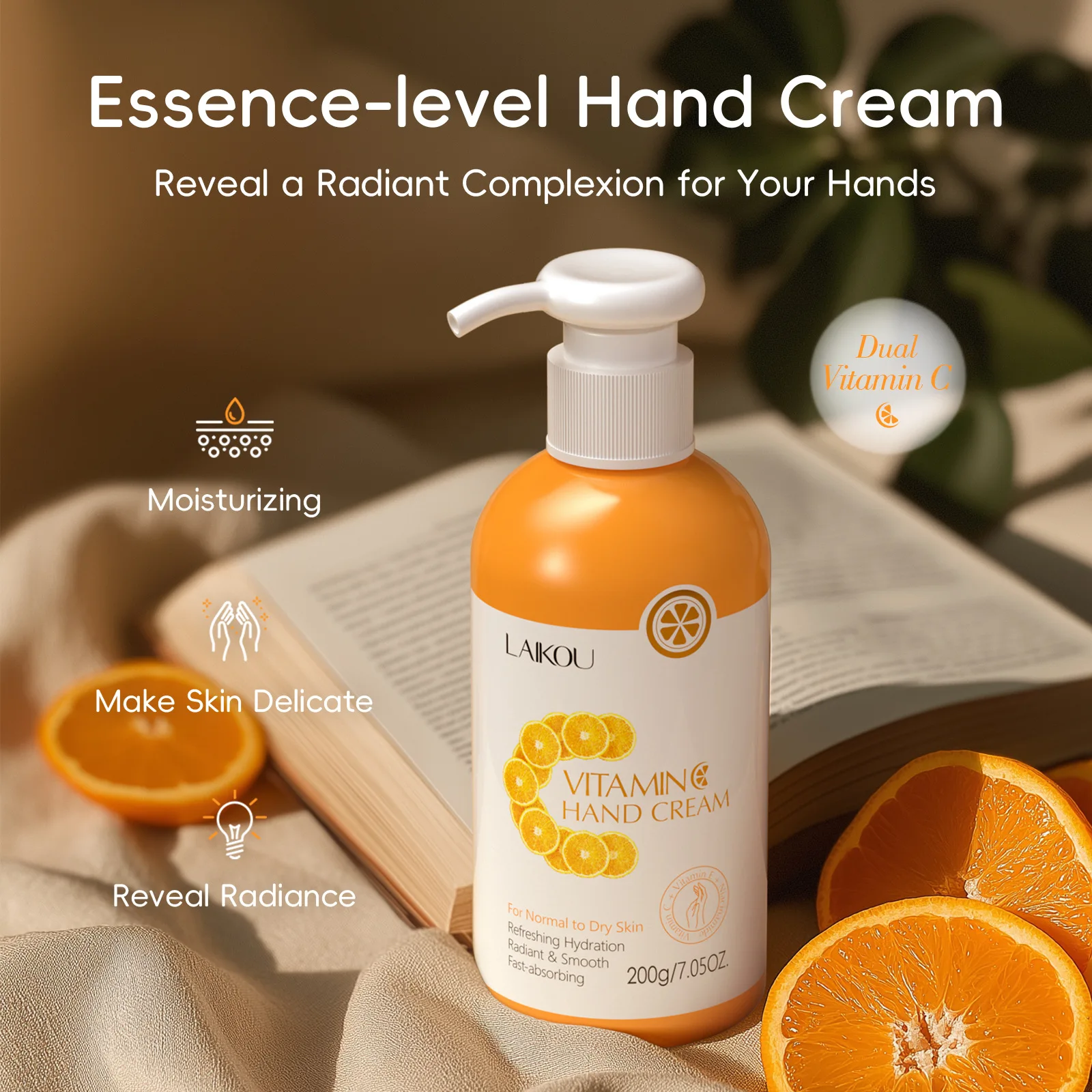 LAIKOU Vitamin C Hand Cream Anti-cracking, Anti-drying, Moisturizing, Brightening Hand Cream