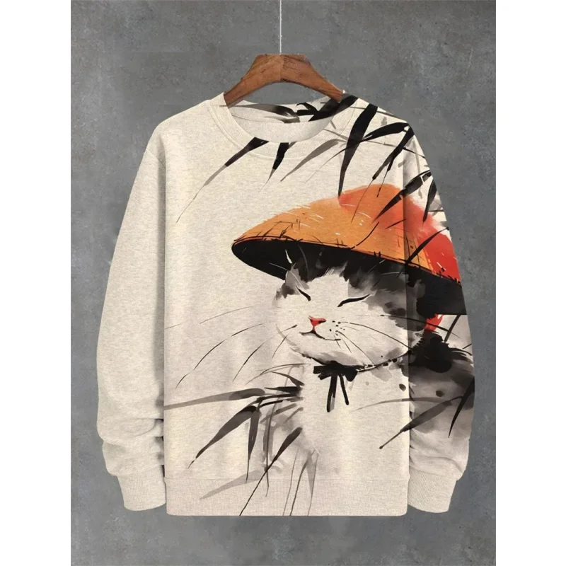 ثلاثية الأبعاد مطبوعة كول النينجا القط بلوزات للرجال النساء الضفدع الخريف الرجعية نمط كم طويل بلايز بلوزة كاجوال الجولة الرقبة هوديي