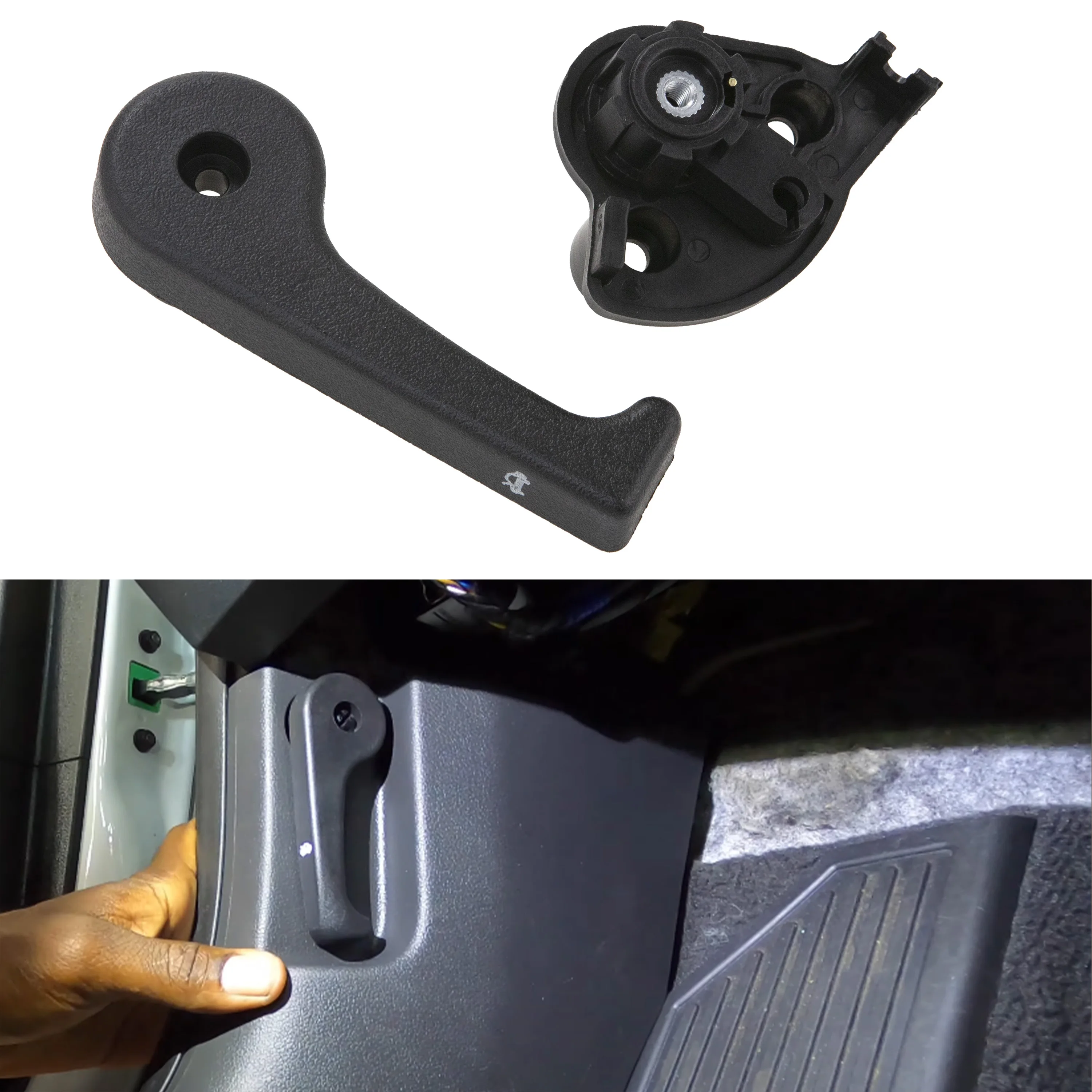 1 Set Hood Latch Release Base Handle for Kia Forte 2010-2020 for Hyundai Elantra 2007-2016 Accessories 81180-2H000 81181-4D000