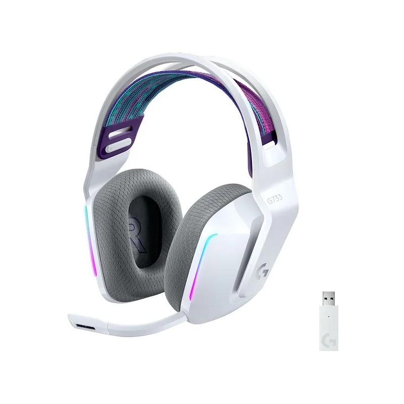 Original and New G733 LIGHTSPEED Wireless RGB Light Gaming Headset for  Color