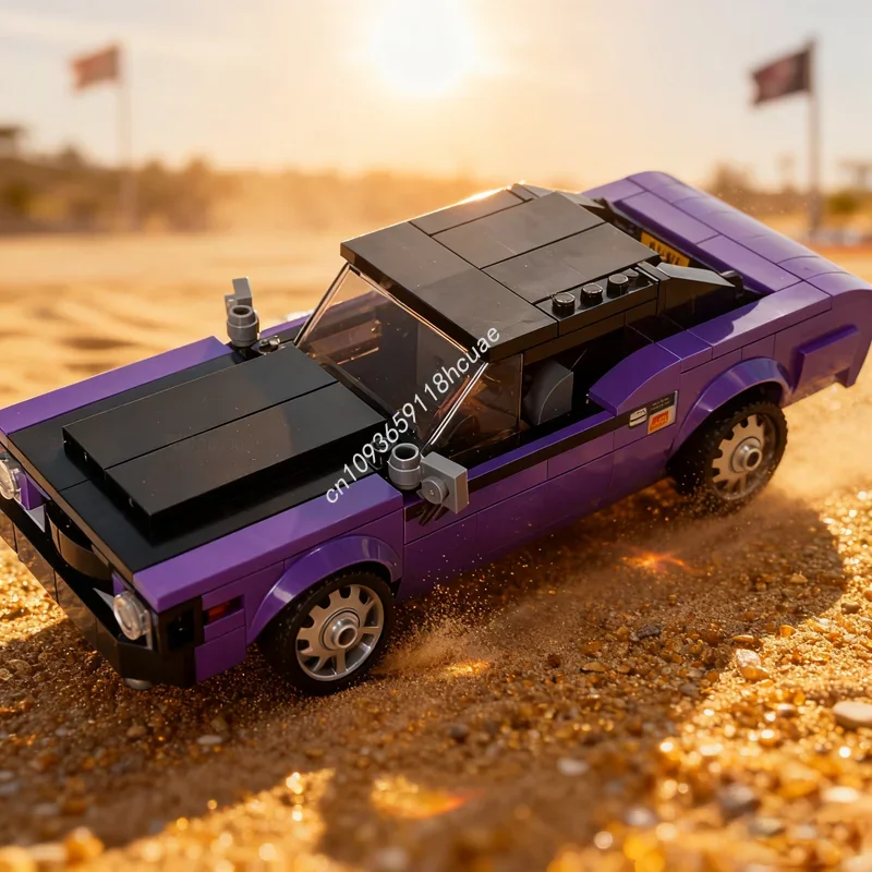 

293pcs MOC Classic Muscle City Champions Model Building blocks Construction DIY Education Christmas gift Brick Kids toy Birthday