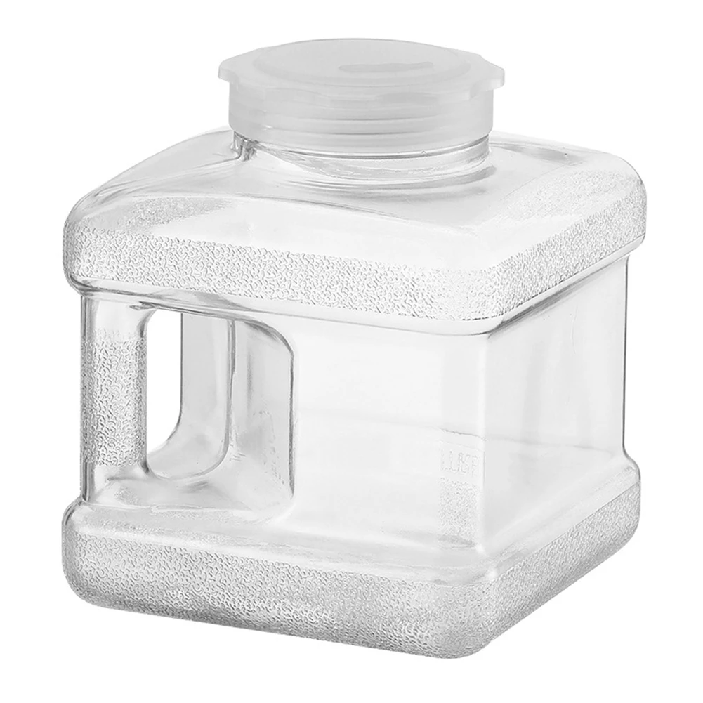 5L Water Can Bucket Water Container Outdoor Water Jug Mineral Water Bottle Food Grade PC Car Water Jug for Hiking Car Driving