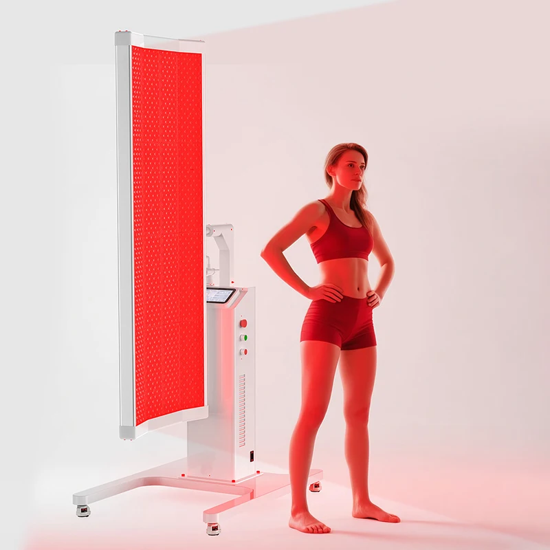 Panel do terapii światłem LED Suyzeko OEM Longevity Health Care, 635nm 810nm 940nm, bliskie podczerwone światło, z podstawką.