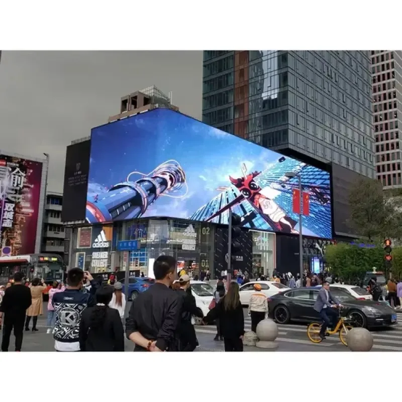 P5 3D Outdoor Wall LED Display, Full Color High Definition Panel for Shopping Mall Creative Commercial Brand Advertising
