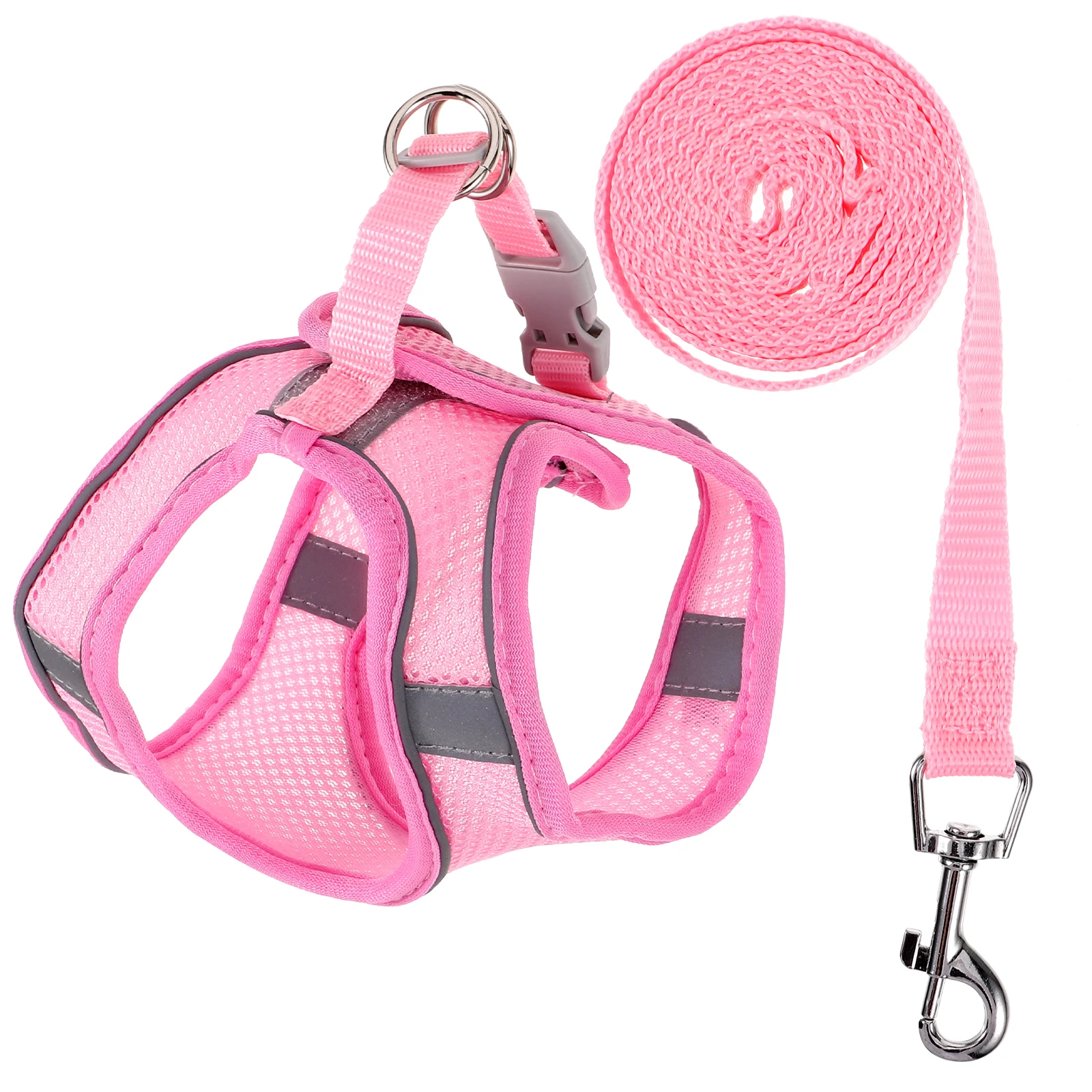

Pet Reflective Strap Small Harness for Little Dogs Puppy Training Leash Harnesses Polyester
