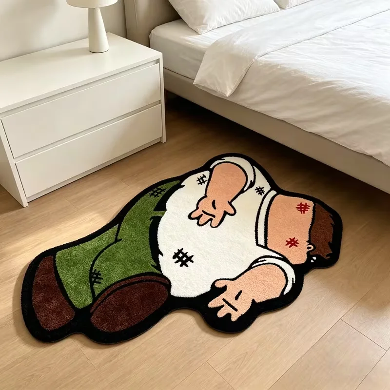 Cartoon Pattern Bedroom Decor Creativity Carpet Family Guy Carpets for Living Room Washable Bedside Floor Mat Home Anti-slip Rug