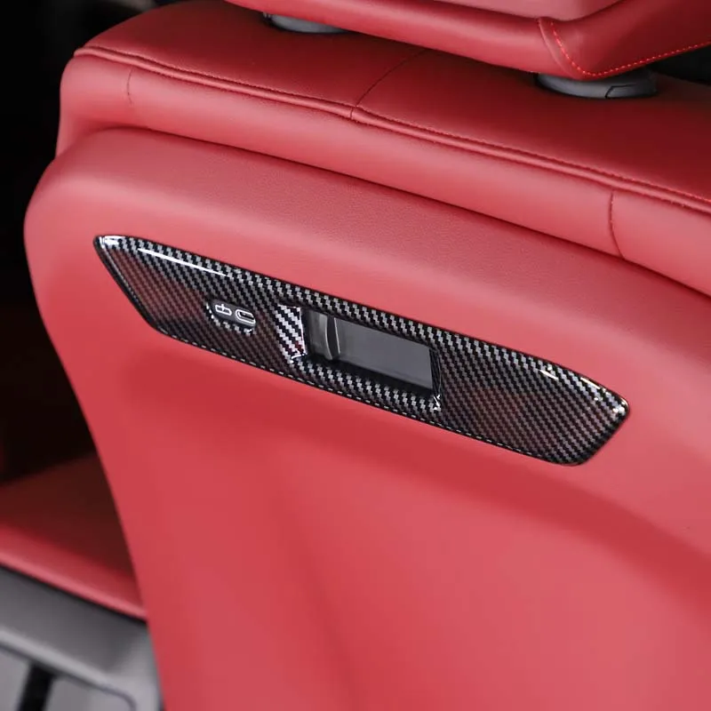 

metyoucar For BMW X3 G45 2025-2026 ABS Carbon Fiber Car Front Seat Back Decorative Cover Interior Car Accessories