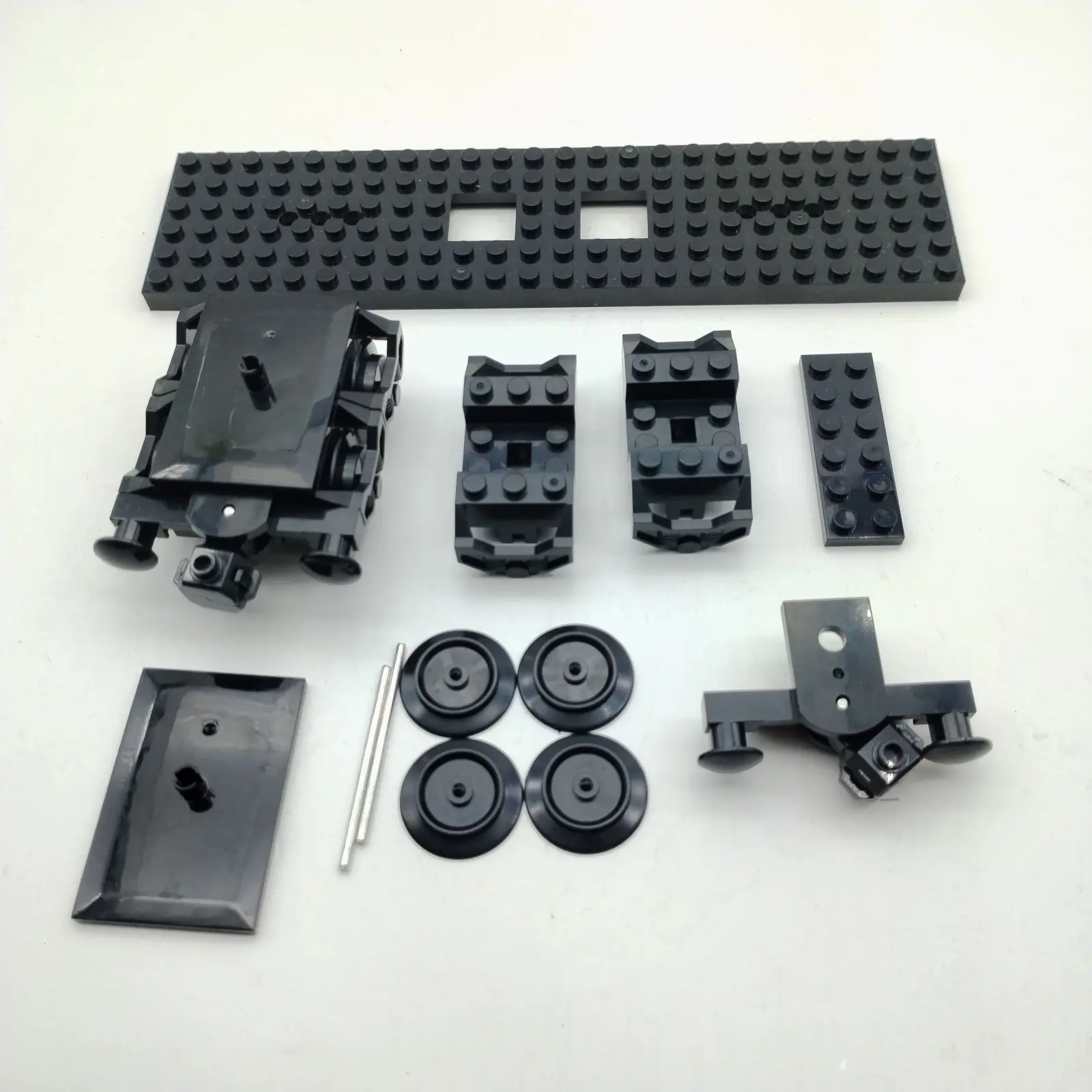 Technisch MOC Speelgoed voor Kinderen Stadstrein 6x24 Basiswiel Vervoer Bouwstenen Gemonteerde Onderdelen Creatief Idee DIY Cadeau