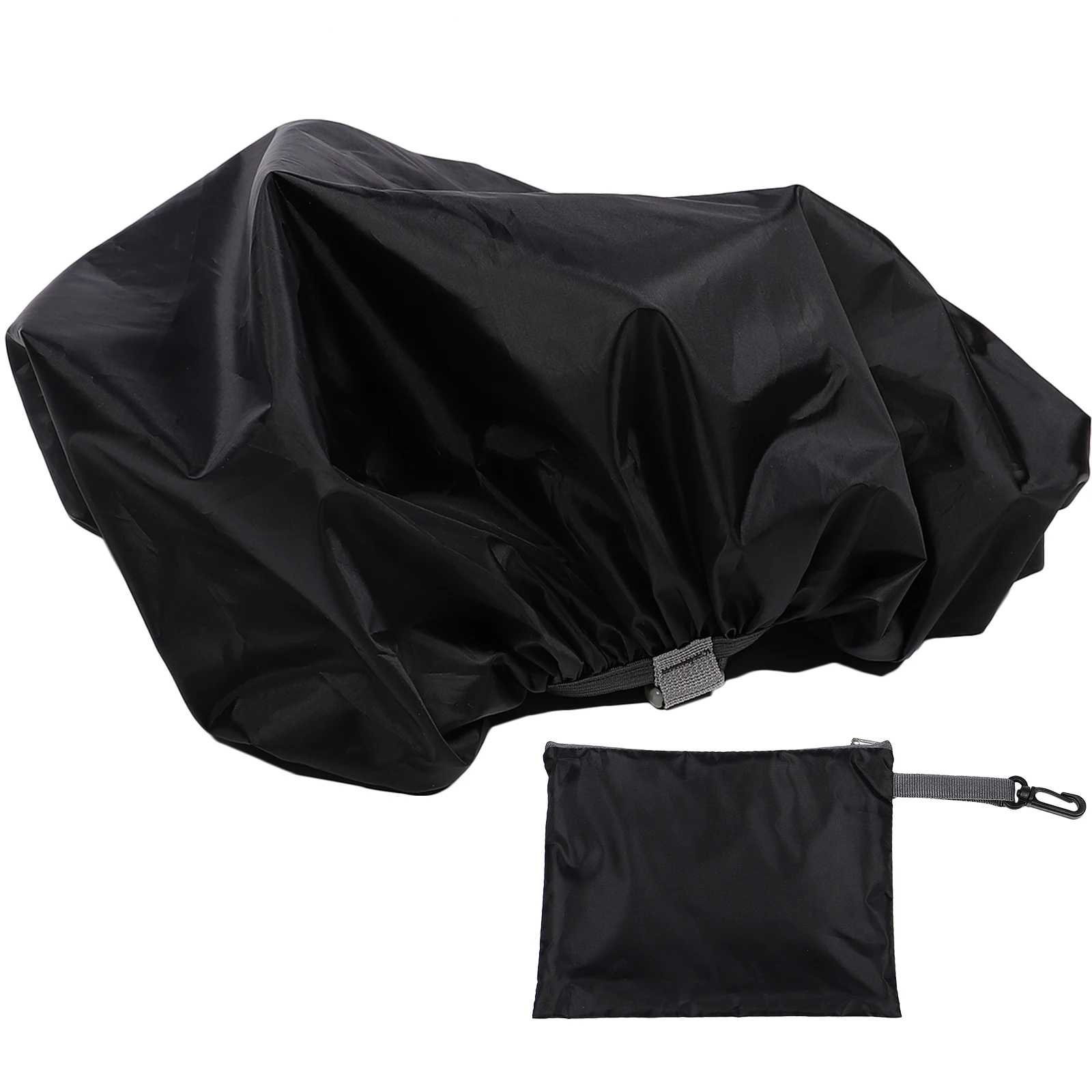 

Backpack Rain Cover 45L Black Double Buckles Waterproof Foldable Portable Outdoor Hiking Riding Gear Protection