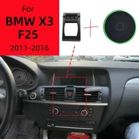 Magnetic Car Phone Holder For BMW X3 F25 2011-2016 15W Wireless Charging Special Fixed Bracket Base MagSafe Mount