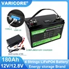 새로운 VariCore 12.8V 180AH LiFePO4 배터리 팩 12V 리튬 철 인산염 배터리 6000 사이클 투어링 카 태양풍 면세 3