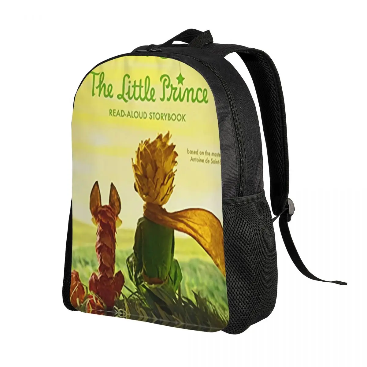 Custom France Anime The Little Prince Backpack Men Women Casual Bookbag for School College Le Petit Prince Bags