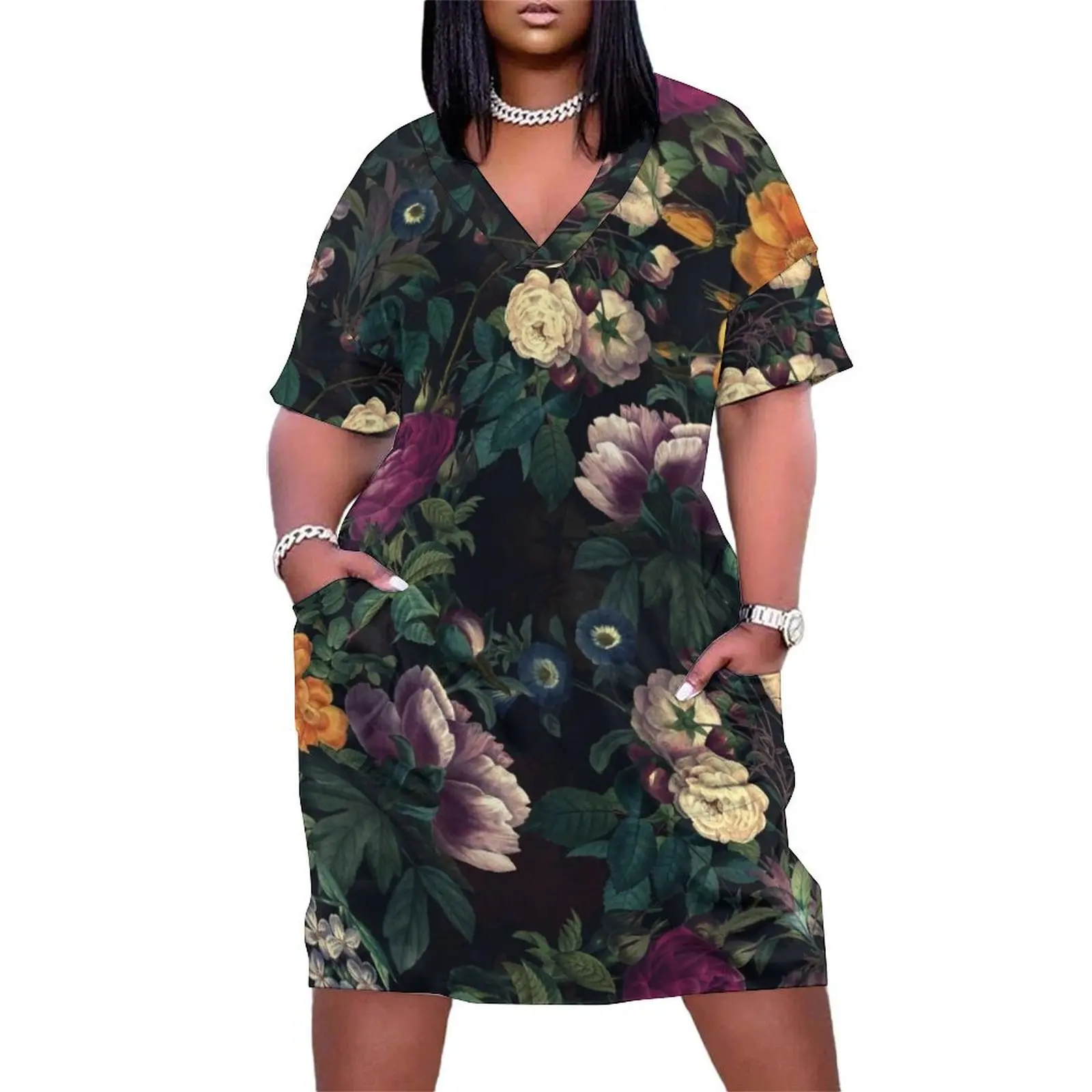 

Witches Garden IV Loose Pocket Dress Womens dresses summer clothes