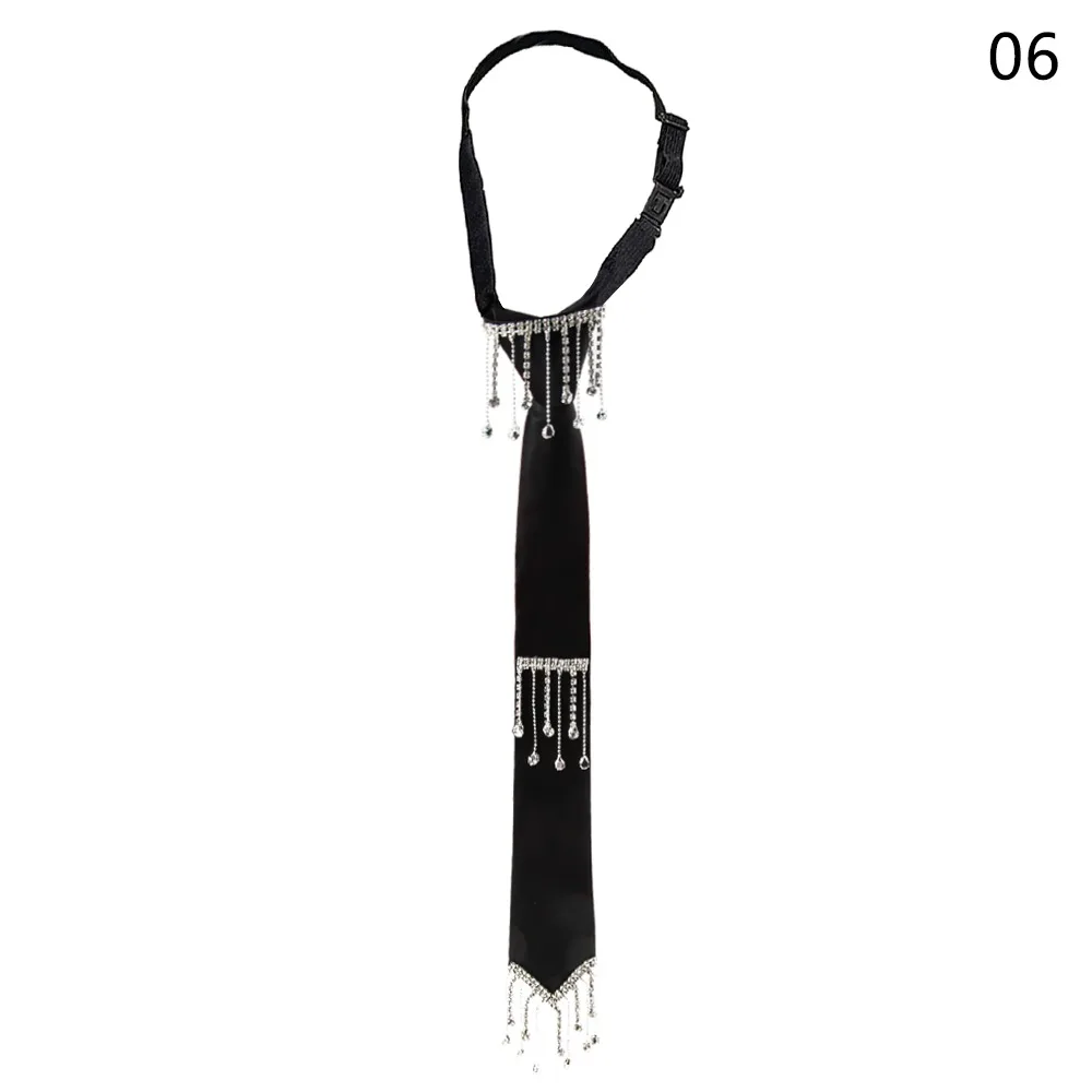 

Предварительно завязанный галстук в японском стиле в стиле панк JK, регулируемый галстук-бабочка со стразами, винтажный галстук для мужчин и женщин, униформа, рубашка